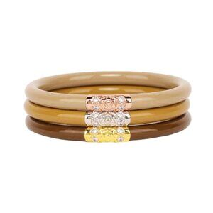 NWT Budhagirl All weather bangles budhagirl bracelets, size small, color oro
